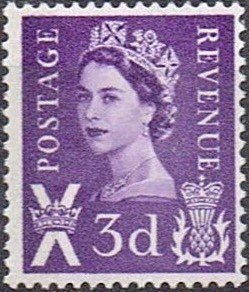 Queen Elizabeth II - Scotland - Wilding Portrait