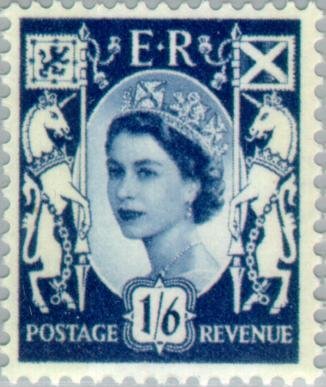 Queen Elizabeth II - Scotland - Wilding Portrait