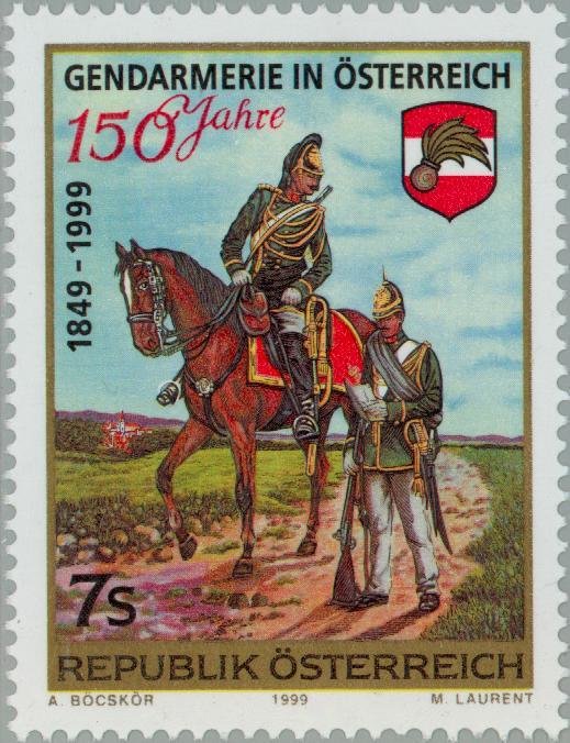 Austrian constabulary, 150th anniversary
