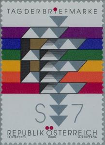 Stamp, Letters E en E, Austria,  , Stamp Day