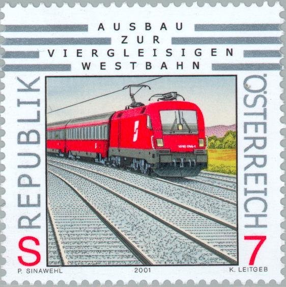 Express train with locomotive "Taurus"
