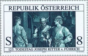 Stamp, Führich, Joseph Ritter von (1800 - 1876), Austria,  , Drawings