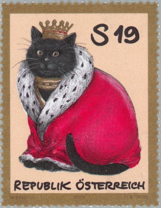 "The Cat King", by Manfred Deix