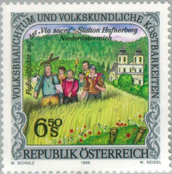 Pilgrimage on the "Via sacra" in Hafnerberg (Lower Austria)