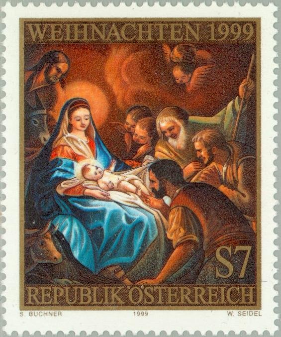 "Birth of Christ" by Anton Jäntl (1774)