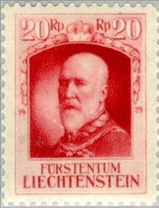 Stamp, Franz I, Liechtenstein,  , Heads of State, Special Occasions
