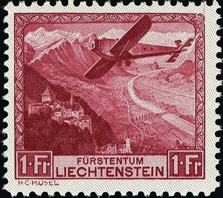 Aircrafts over Liechtenstein