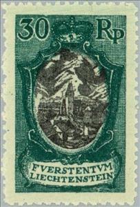 Stamp, Bendern church, Liechtenstein,  , Buildings, Churches - Cathedrals - Basilicas - Chapels