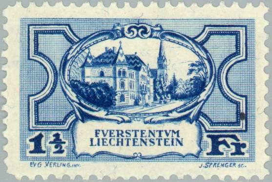 Government palace and church, Vaduz
