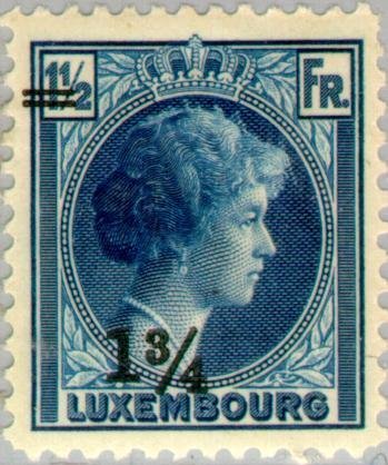 Grand Duchess Charlotte (Surcharge)