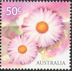 Stamp, Daisies, Australia,  , Flowers, Plants (Flora)