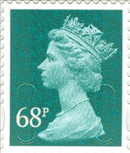 Stamp, Queen Elizabeth II - Security Machin M11L, United Kingdom of Great Britain & Northern Ireland,  , Queens