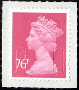Stamp, Queen Elizabeth II - Security Machin M11L, United Kingdom of Great Britain & Northern Ireland,  , Heads of State, Royalty, Queens