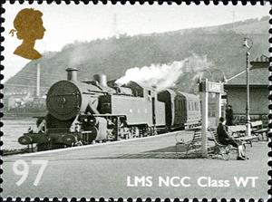 Stamp, LMS NCC Class WT 1947, United Kingdom of Great Britain & Northern Ireland,  , Railways, Locomotives