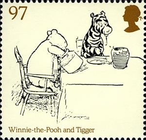 Stamp, Pooh & Tigger, United Kingdom of Great Britain & Northern Ireland,  , Authors, Books, Children