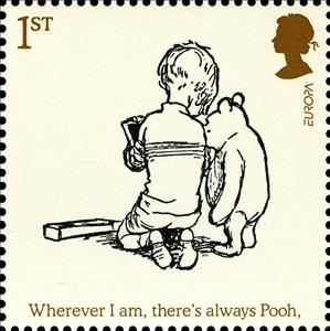 Stamp, Always Pooh, United Kingdom of Great Britain & Northern Ireland,  , Authors, C.E.P.T., Books, Children