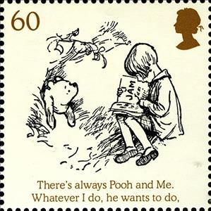 Stamp, Pooh & Me, United Kingdom of Great Britain & Northern Ireland,  , Authors, Books, Children