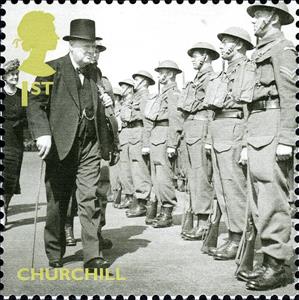 Stamp, Winston Churchill, United Kingdom of Great Britain & Northern Ireland,  , Second World War