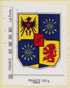 Stamp, Blason - Ecusson, France,  