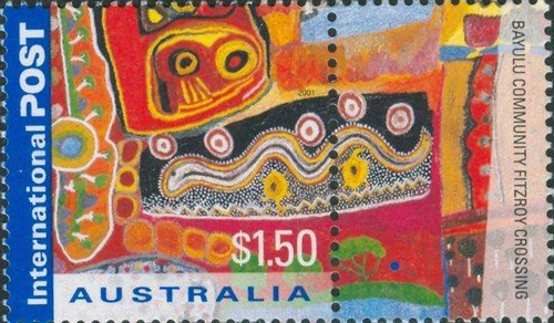 Stamp, Bayulu Banner, Australia,  