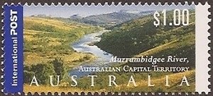 Stamp, Murrumbidgee River, Australian Capital Territory, Australia,  