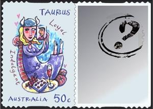 Stamp, Taurus, Australia,  , Zodiac
