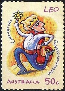 Stamp, Leo, Australia,  , Zodiac