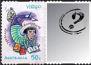 Stamp, Virgo, Australia,  , Zodiac