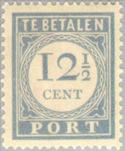 Stamp, Portzegel, Netherlands,  , Numbers