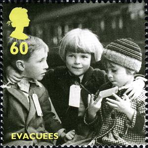 Stamp, Evacuees, United Kingdom of Great Britain & Northern Ireland,  , Second World War