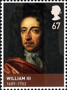 Stamp, King Wiliiam III, United Kingdom of Great Britain & Northern Ireland,  , Heads of State, Royalty, Kings