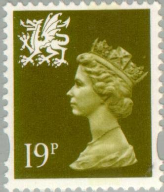 Queen Elizabeth II - Wales - Machin Portrait