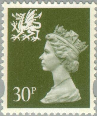 Queen Elizabeth II - Wales - Machin Portrait
