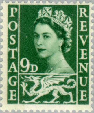 Queen Elizabeth II - Wales - Wilding Portrait