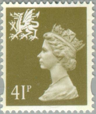 Queen Elizabeth II - Wales - Machin Portrait