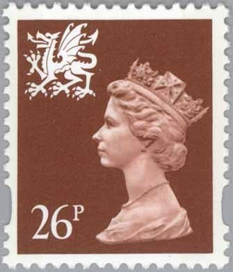 Queen Elizabeth II - Wales - Machin Portrait