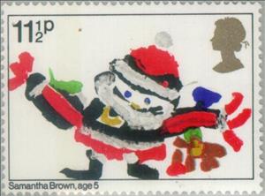 Stamp, Father Christmas, United Kingdom of Great Britain & Northern Ireland,  , Christmas, Drawings