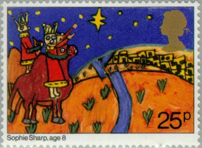 Three Kings approaching Bethlehem