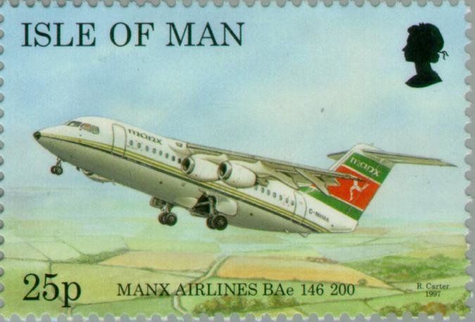 Airplanes - Manx Airlines BAe 146 200