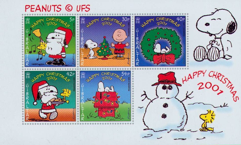Happy Christmas 2001. Peanuts