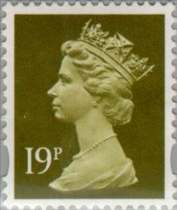 Stamp, Queen Elizabeth II - Decimal Machin, United Kingdom of Great Britain & Northern Ireland,  , Heads of State, Royalty, Queens