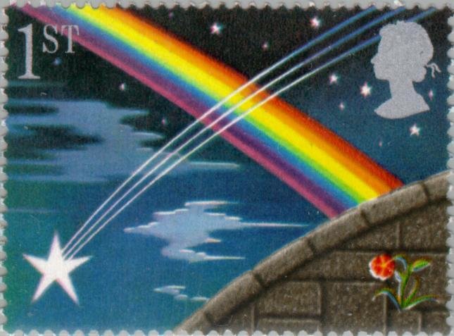 Shooting Star and Rainbow
