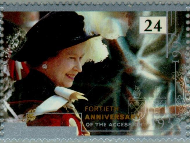 Queen Elizabeth in Garter Robes