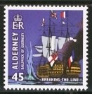 Stamp, Naval Battle, Alderney,  , Naval Battles