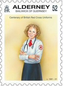 Stamp, Uniform, 1981-2001, Alderney,  , Red Cross and Red Crescent