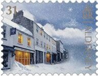 Stamp, Victoria Street, Alderney,  , Christmas