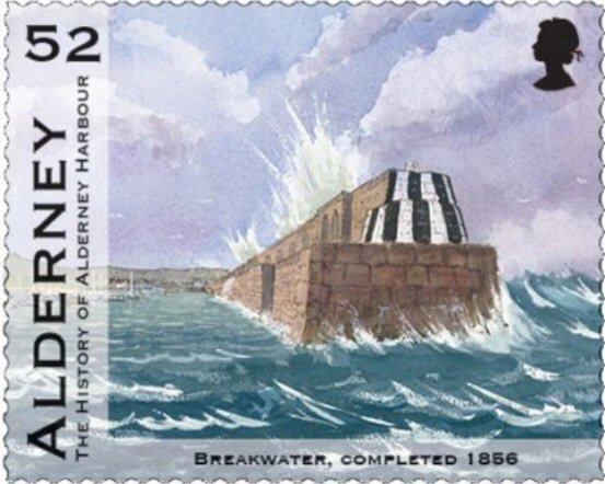 Breakwater, completed 1856