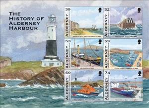 Souvenir Sheet, Minisheet, Alderney,  , Ships