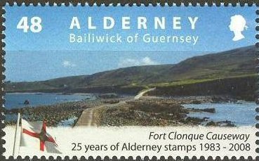 Fort Clonque causeway