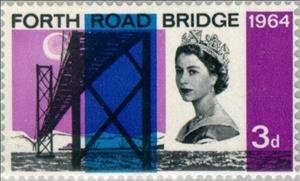Stamp, Forth Road Bridge (phosphor), United Kingdom of Great Britain & Northern Ireland,  , Special Occasions, Bridges